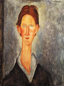 Amedeo Modigliani Portrait of a Student China oil painting art